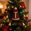 Handmade Crochet Christmas Tree Set For Home Decoration With Step-by-Step Tutorial Instruction Crochet Hook and Yarn