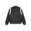 Puma Color Block Letter Print Long Sleeve Baseball Jacket Unisex Jackets Black 623691-01