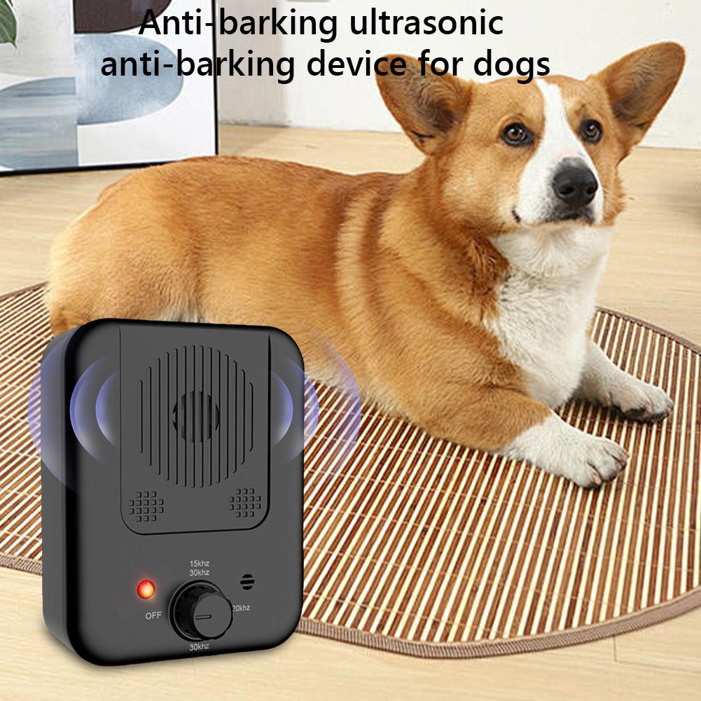 Ultrasonic Dogs Anti Barking Device Repeller Pet Training Device Rechargeable Stop Barking Training Device Dog Barking Control