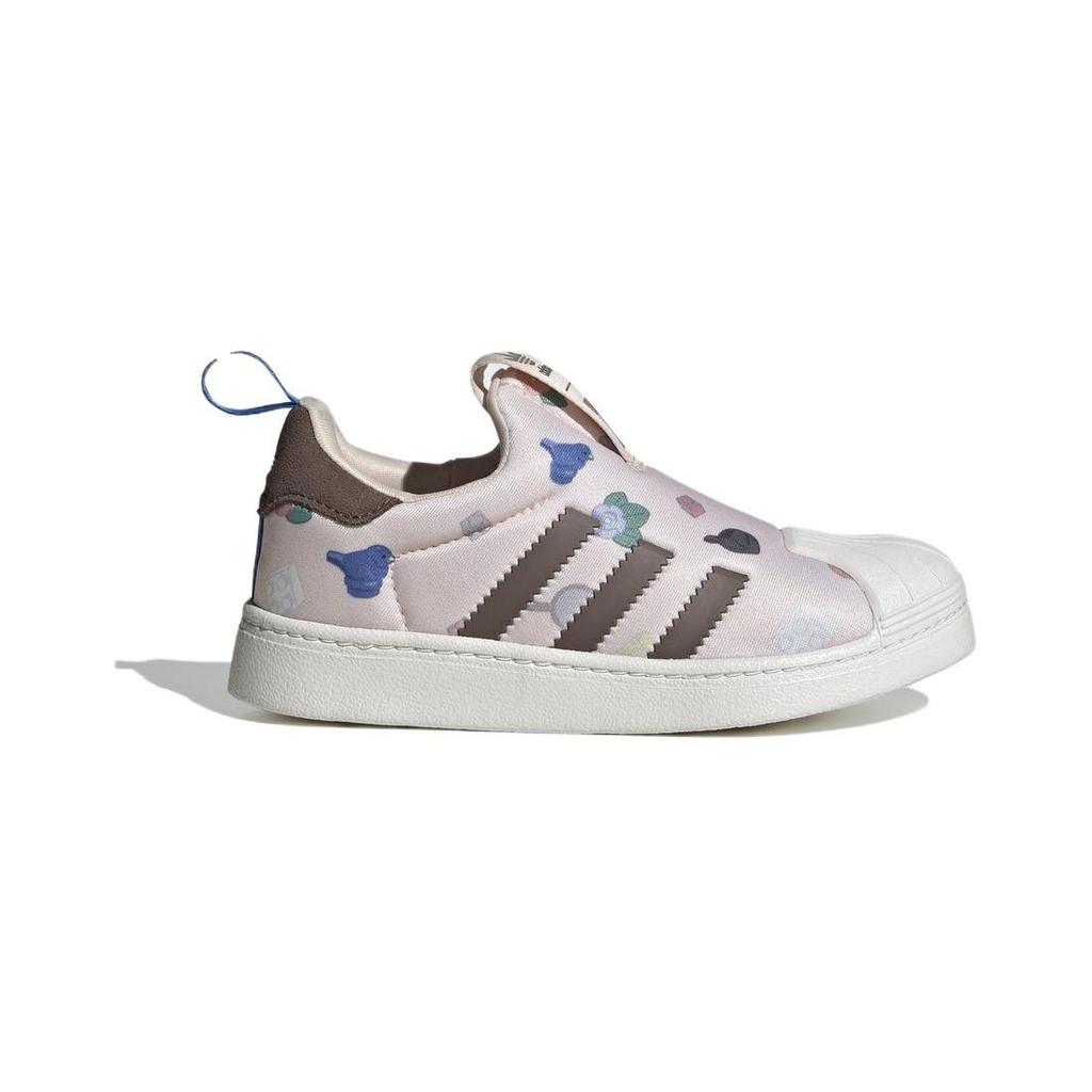 Adidas LEGO X Superstar 360 C Allover Print - Wonder Quartz Kids Sneakers Pink Earth-Strata Blue-Royal IF2168