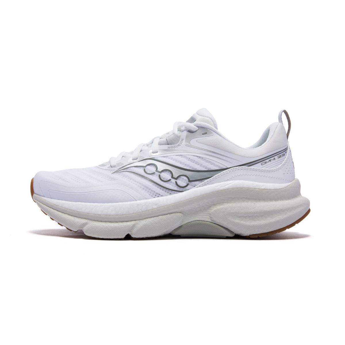 

Saucony Omni 23 Comfortable Breathable Support Training Running Shoes Men sneaker White S21072-103 40.5