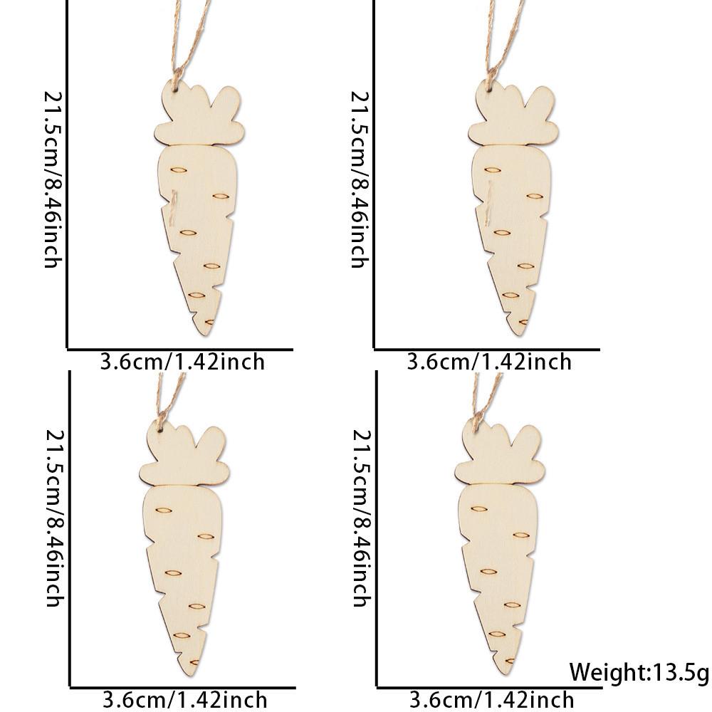 Bunte Holz-Osterei-Hase-Hängeornamente für festliche Heimdekoration