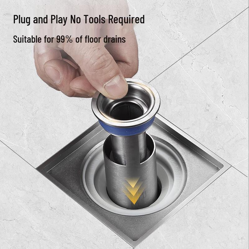 Submarine Stainless Steel Anti-Odor Floor Drain Core with Deep Water Seal