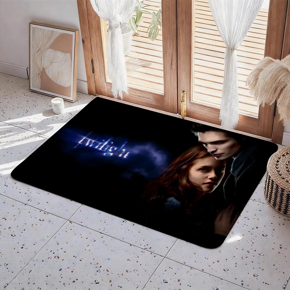 Movie M The Twilight Saga Floor Mat Eco Flannel Doormat Non Slip Odorless Indoor Floor Rug Soft Short Plush Home Mat
