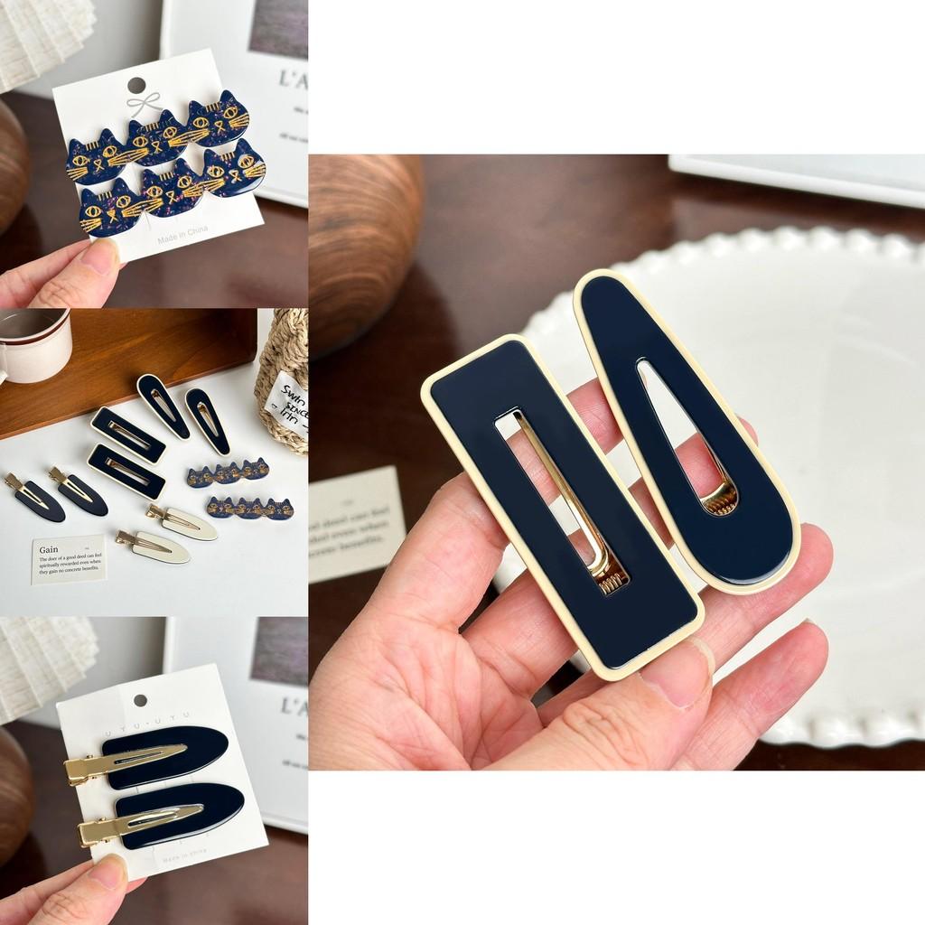 Chic Acetate Hair Clip For Women Exquisite Craftsmanship Timeless Versatile Design For Daily Wear