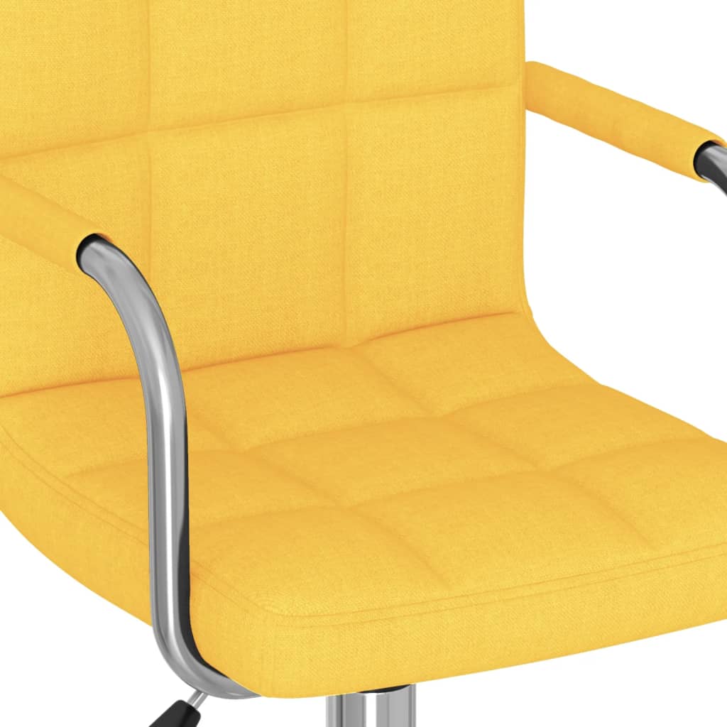 Dining Room Chair Swivel Mustard Yellow Fabric