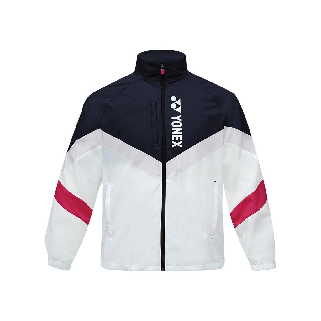 Yonex 253Jj005U White Unisex Color Point Anorak Jacket