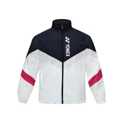 Yonex 253Jj005U White Unisex Color Point Anorak Jacket