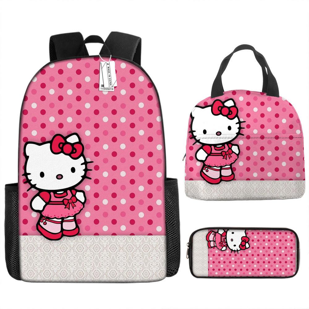 Student School Bag Bento Bag Insulated Lunch Bag Cartoon Cute Kt Children'S Backpack