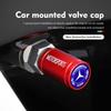 4 Pezzi Tappi Valvole Pneumatici Auto Copri Stelo Ruota in Alluminio Per Mercedes Benz W211 W124 W176 W177 C180 C200 C260 C300 GLC CLE