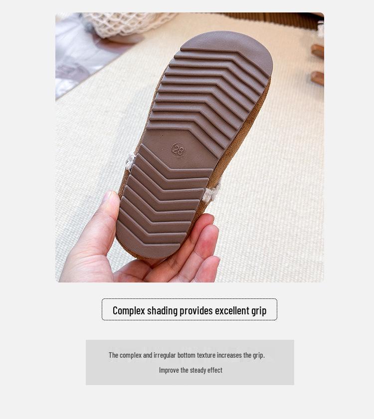 Korean Style Retro Birkenstock Soft Sole Leather Shoes for Girls - Winter 2025 Edition