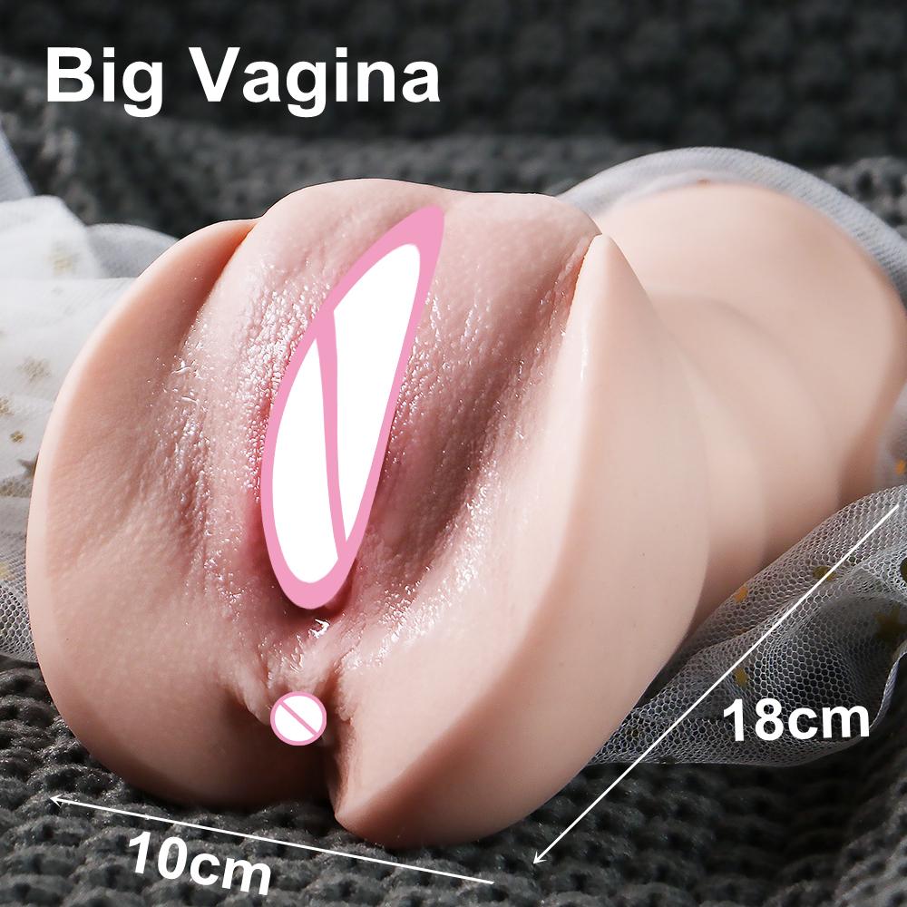 Realistic Vagina Sex Toys For Men Male Masturbator 18 Pocket Pussy Anus Silicone Vaginal Masturbation Cup Adult Product Sex Shop