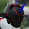 2PCS Motorcycle Helmet Devil Horns Detachable Demon Horns Helmet Decorations Costume Party Decor for Riders