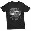 Jugend-Impact Minimalistisches Florales Streetwear 100% Baumwolle T-Shirt Herren T-Shirts Oberteil