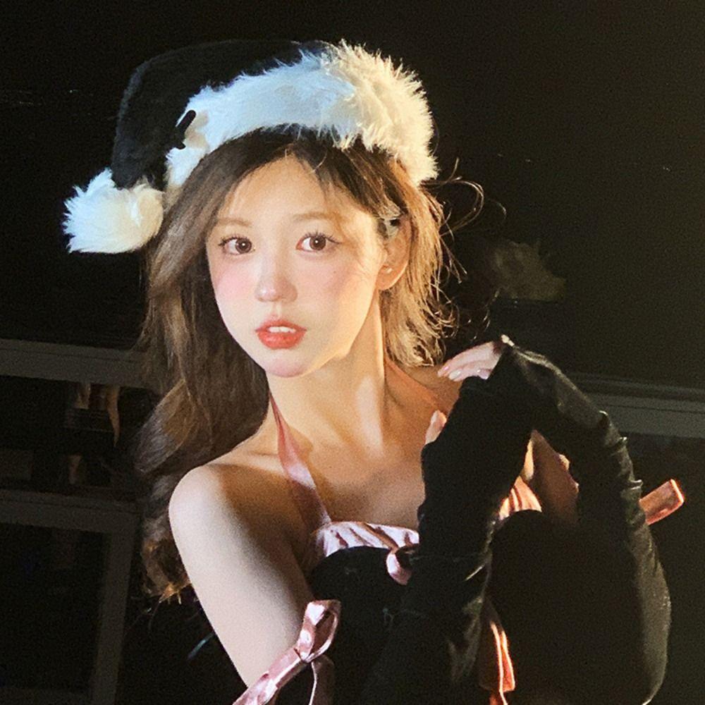 Joyeux Noël Décoration Chapeau de Noël Père Noël Chapeau en peluche rouge Chapeau de Père Noël Enfants