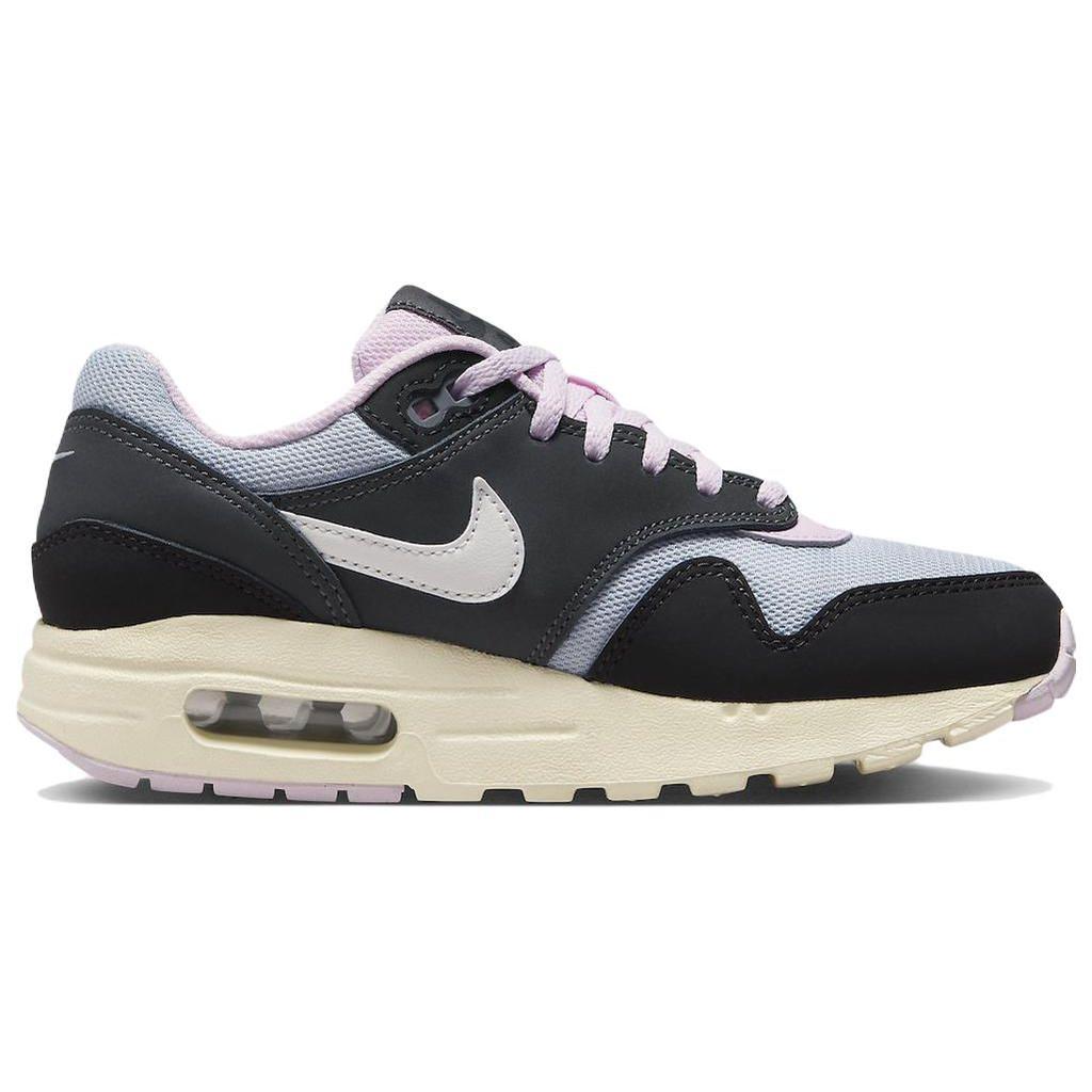 Nike Air Max 1 GS Antracytowy Różowy Piankowy Buty Dziecięce Szare Czarne Summit-White DZ3307-004