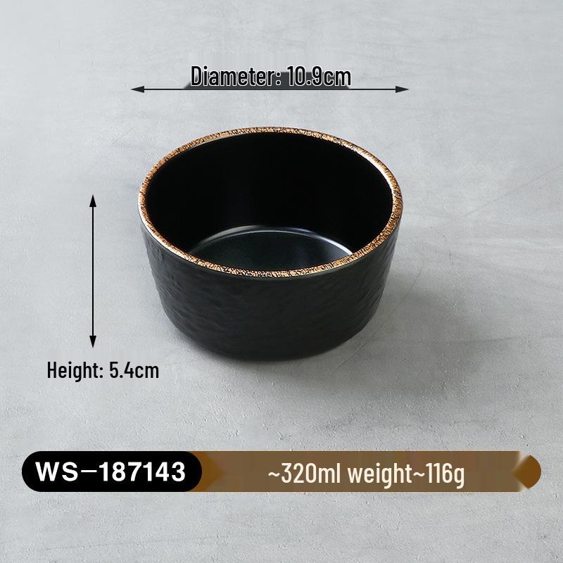 Melamine Imitation Porcelain Hot Pot & BBQ Plate with Handle