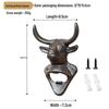 Creative Retro Cast Iron Three Wise Monkeys Wall-Mounted Bottle Opener.