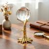 Gold/Sliver Tree Shape Crystal Ball Stand Electroplating Crystal Ball Display Stand  Office