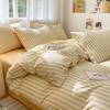 Popular Stripe Style Duvet Cover Set - Bedding Set Twin Full Single Double, Breathable Skin-Friendly,1 Duvet Cover 2 Pillowcases