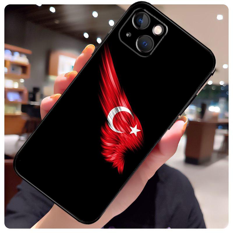 Turkey Turkish Flag Case For iPhone 17 Pro Max 15 14 13 11 12 16 Pro Max mini 15 16 Plus 16e 17 Air Phone Cover