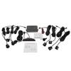Tkoofn Rear Parking Radar 8 Black Sensors Auto Parking System Digital Parking LED Screen