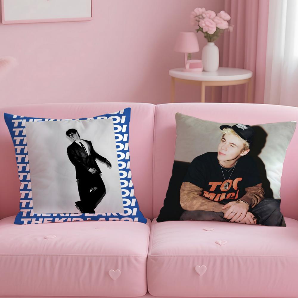Beliebter Sänger The Kid LaroI Kissenbezug Weich & Leicht zu Waschen – Vielseitig für Sofa, Bett, Reisen und Büro
