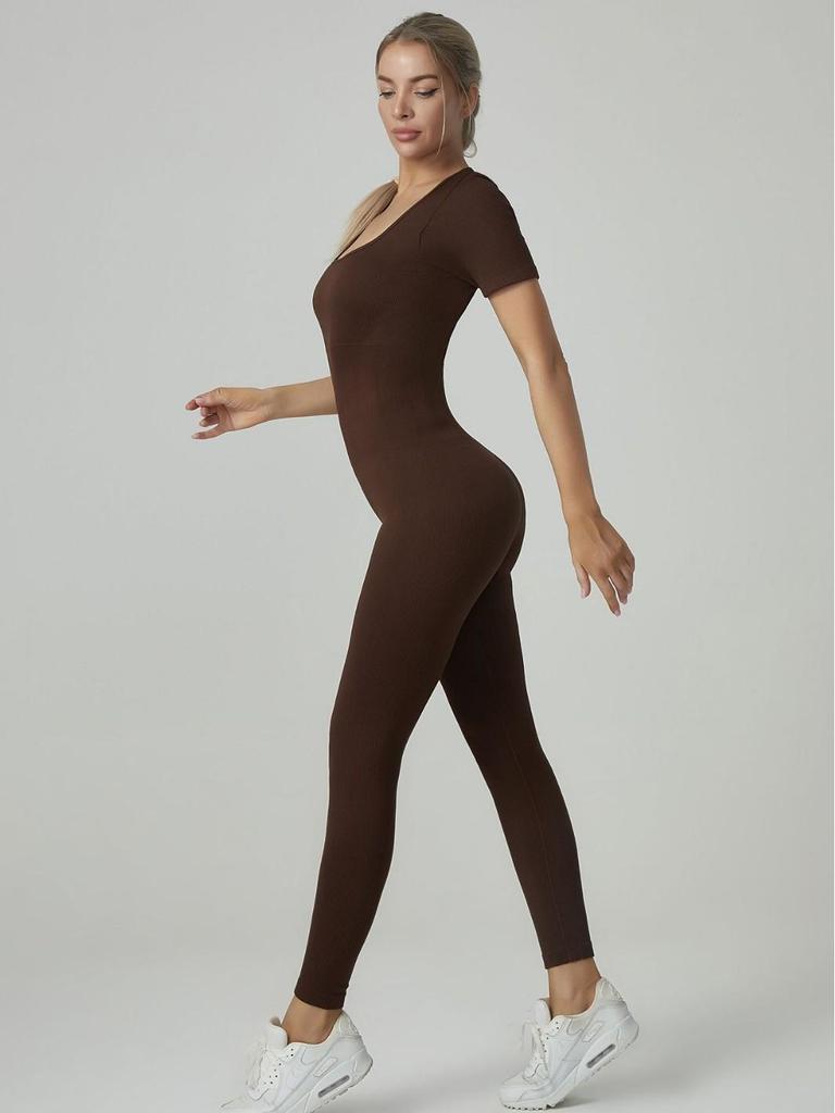 Seamless Women's Yoga & Running One-Piece - Quick-Dry Fit for Spring & Autumn
