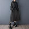 Long sleeve Plus size vintage new in dresses for women casual loose Spring autumn shirt dress