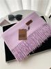 VISROVER New 20 Colors Woman Winter Scarf Fashion Female Shawls Cashmere Handfeeling Winter Wraps Solid Color Winter Hijab Gift