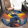 Avatar Inspired Chair Mat Round Carpet for Home Decor, Office Use, and Gifts0164b