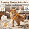 Creative Large Cotton Swab Shaped Catnip Toy 6-Pack Giant Kitten Grinding Biting Stick Durable Teeth Cleaning And Grinding Rope