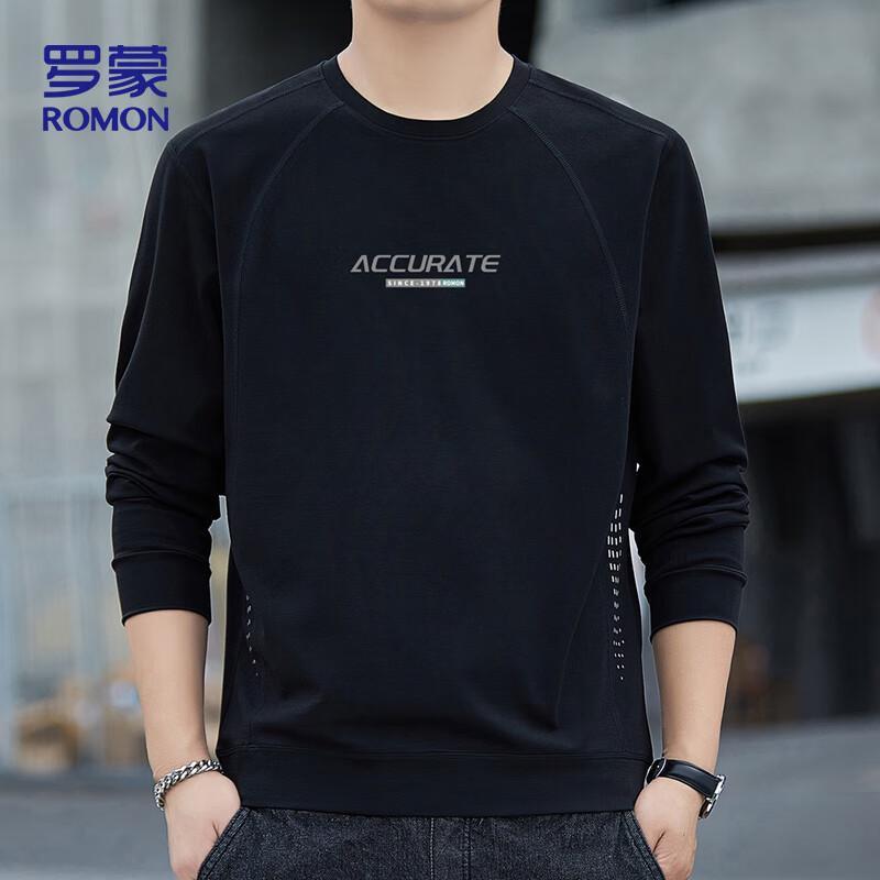 ROMON Men's Autumn/Winter Crew Neck Pullover Sweatshirt WY08