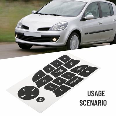 Obnovte tlačítka rádia CD pro váš Renault Megan Clio pomocí opravné nálepky