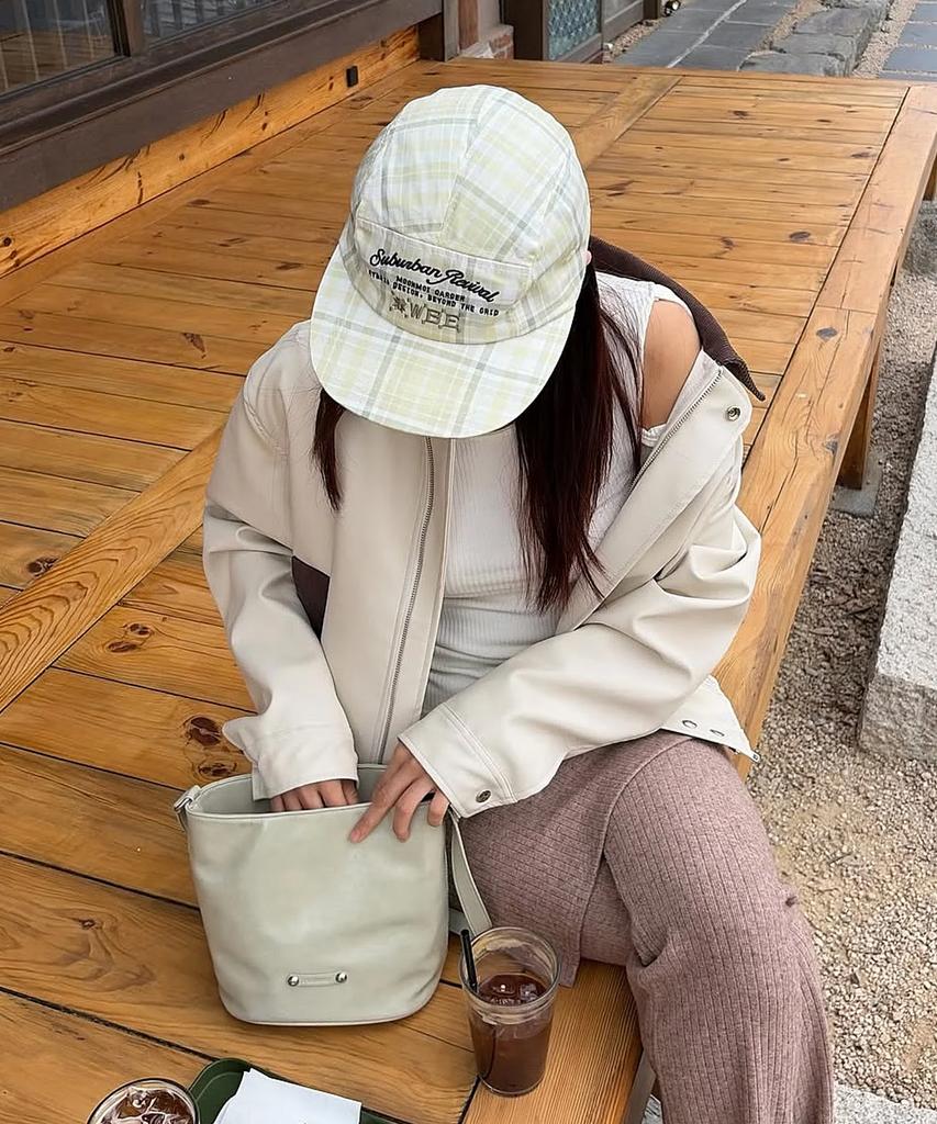 Raiment Stud Band Basket Bag_Light Khaki