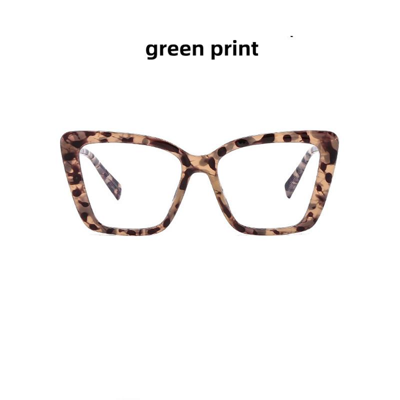 Fashion Oversized Leopard Print Reading Glasses Anti Blue Light Women Prescription Frames +1 5 Magnifying Large