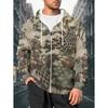 Heren Camouflage Veelzijdig Comfortabel Rits Hoodie Casual Losse Hoodies Sweatshirts Heren