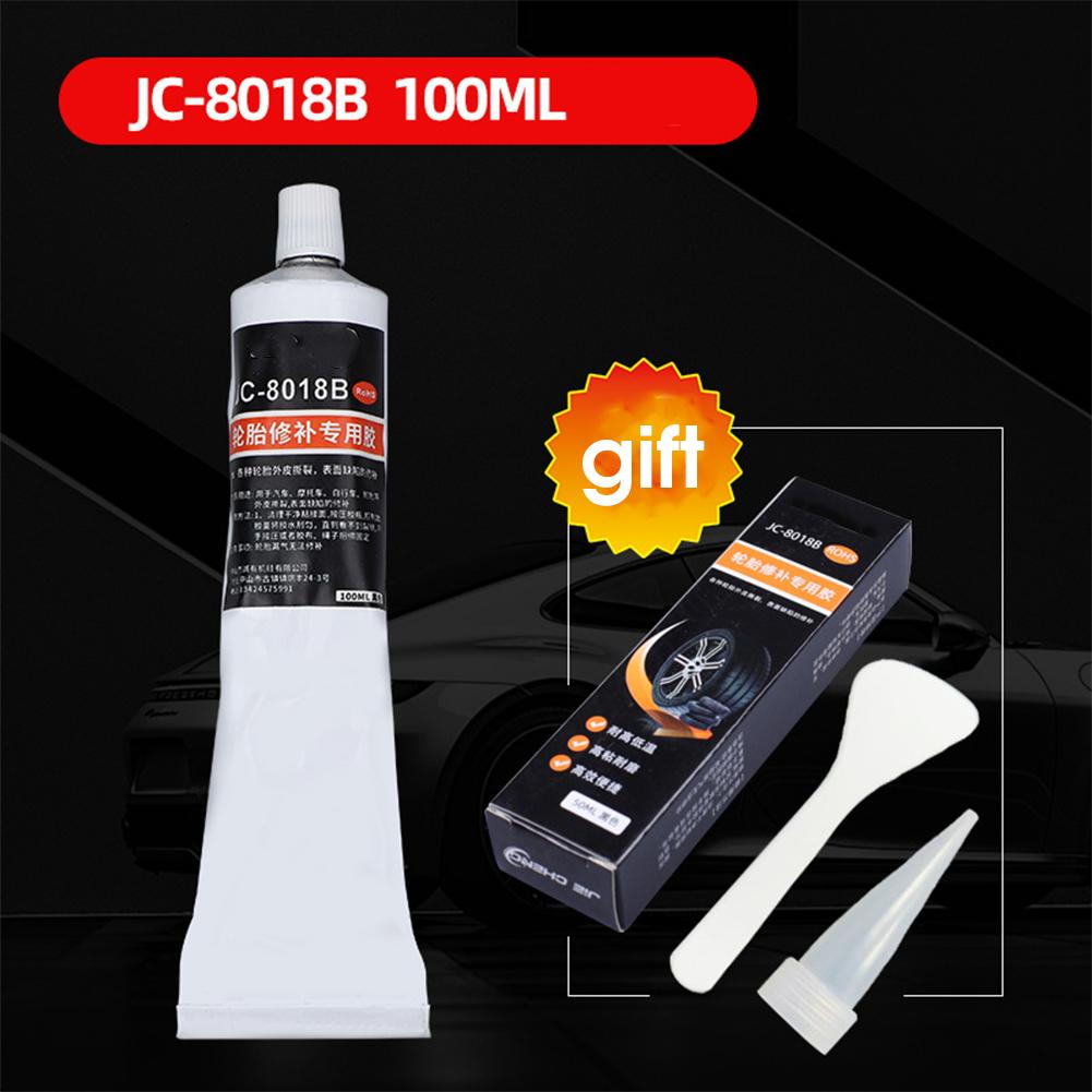 100/50ML Waterproof High Temperature Resistant Tyre Repair Liquid Black Strong Rubber Glues Adhesive Glue Car Repairs Tools