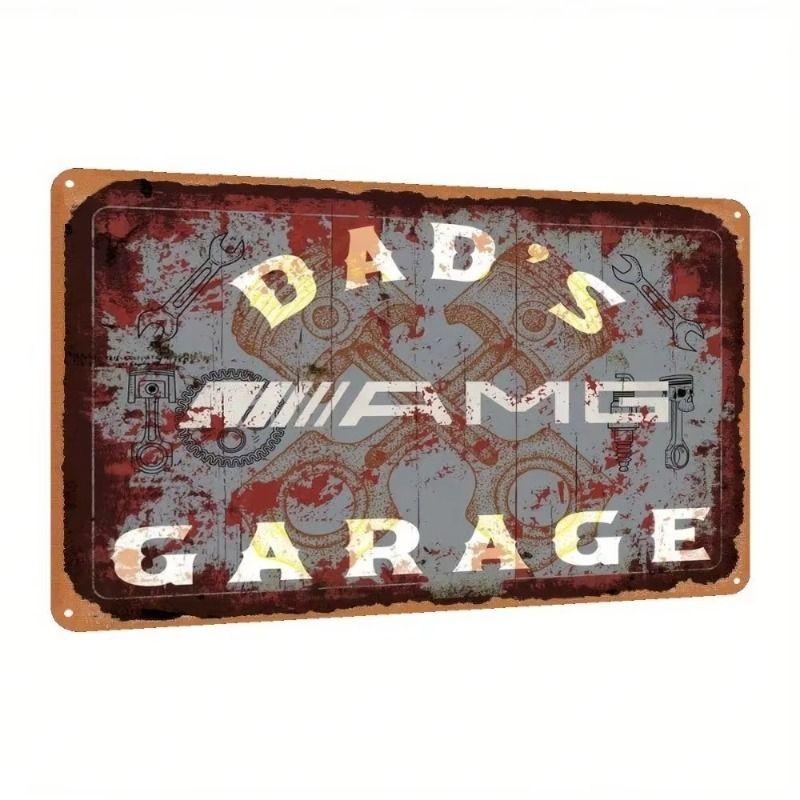 Retro Metal Tin Sign 8x12 inch Office Living Room Wall Decor