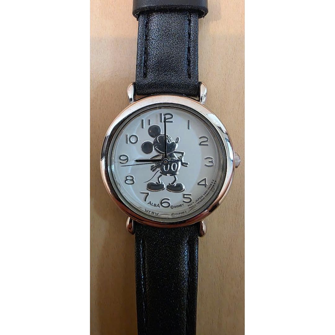 Used ALBA Disney Mickey Mouse Watch Quartz