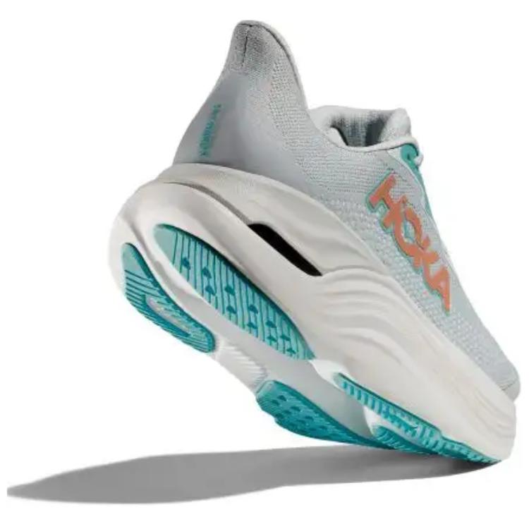HOKA Skyward X Cosmic Grey Aqua Women Sneakers Rose-Gold 1147912-CYRS