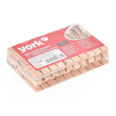 York Holz-Wäscheklammern 20 Stück