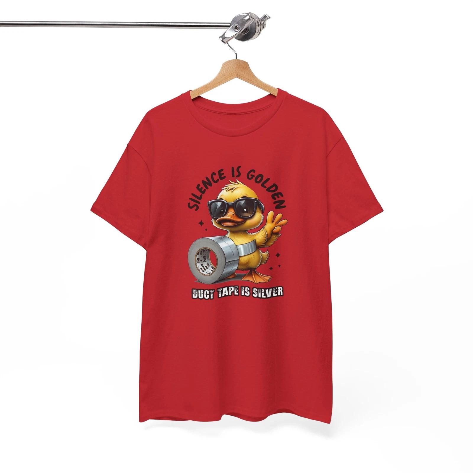

Sarcasm T-Shirt | Funny & Witty Tee for Everyday Wear | Duck Silence Shirt L