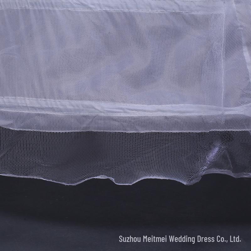 Six Steel Ring Layered Wedding Dress Petticoat - Extra Puffy Ball Gown Liner