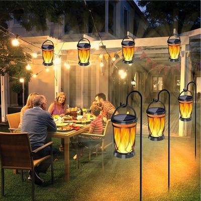 Solar Flame Lights Outdoor Outdoor Lamp Flickering Solar Lights Auto On/Off Lighting Decorations Lamp For Yard Lawn Patio Porch