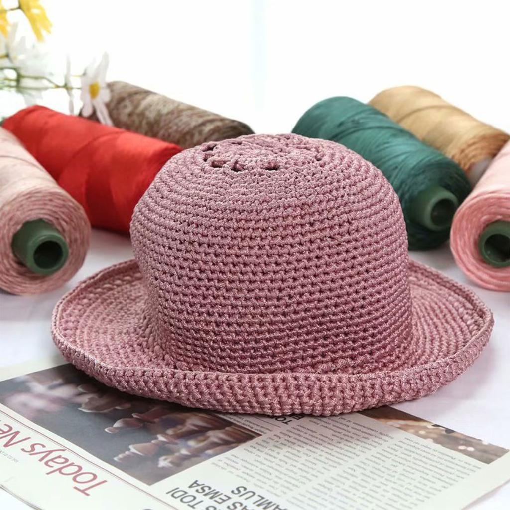 Colored Weaving Thread 2mm Thickness Cotton Linen Braiding Rope For Handmade Handbag Hat Shoe Knitting Weaving Craft