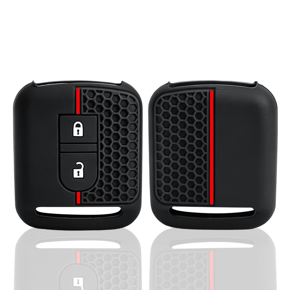 Silicone Car Key Case Fob Rubber Cover For Nissan Micra K12 Note Navara Qashqai J10 Primera Almera Sunny X-Trail Accessories