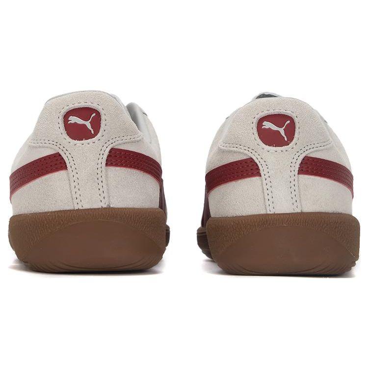 Puma Army Trainer Suede Low Top Sneakers Unisex Sneakers White Gray Red 388156-02