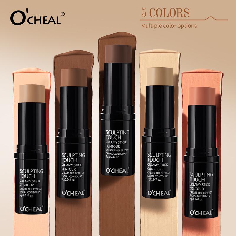 O'CHEAL Multi-use Contour, Blush, Highlight, Concealer & Shadow Makeup Stick
