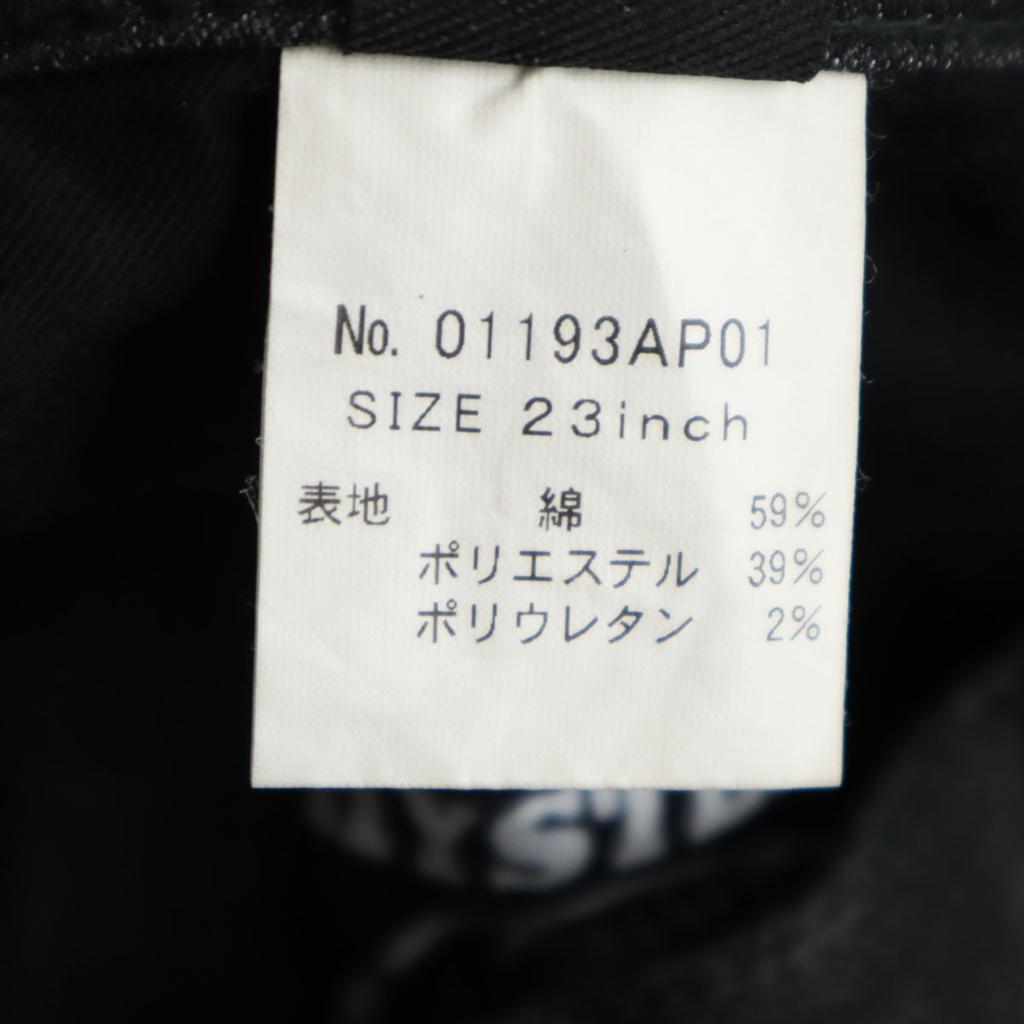 HYSTERIC GLAMOUR made in Japan stretch Slim pants w23 Black series Women Used